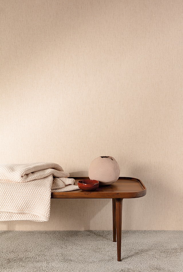 Khroma RHA504 Amazone Telis Peach - tapeta imitująca len