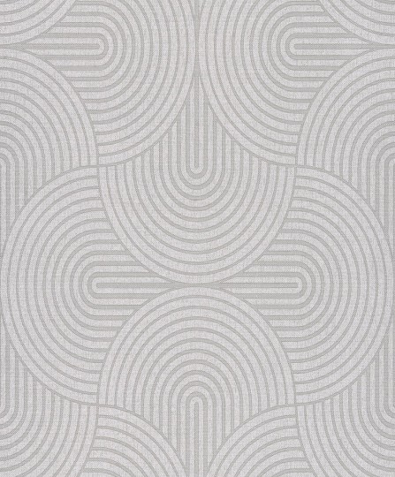 Khroma EAR604 The Texture Book Earth Silver - tapeta w geometryczny wzór półkoli