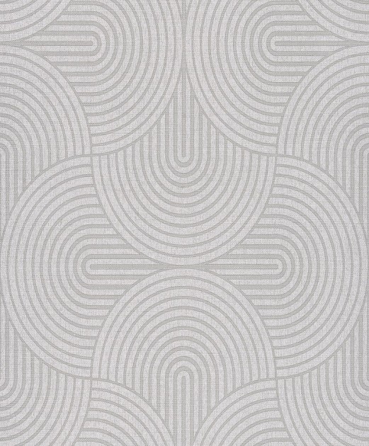 Khroma EAR604 The Texture Book Earth Silver - tapeta w geometryczny wzór półkoli