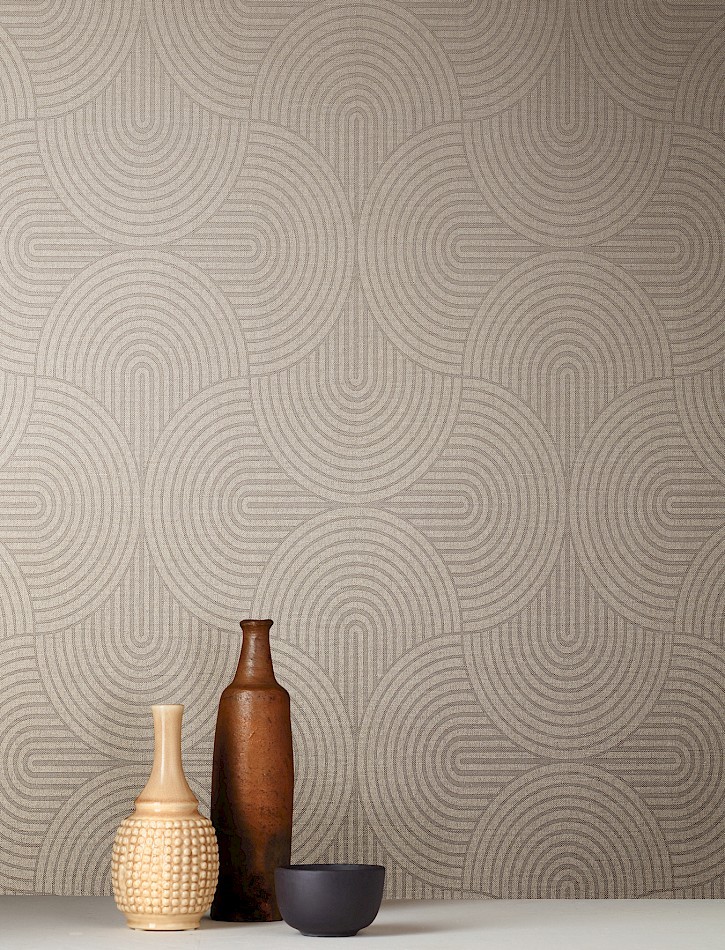 Khroma EAR606 The Texture Book Earth Sand- tapeta w geometryczny wzór półkoli