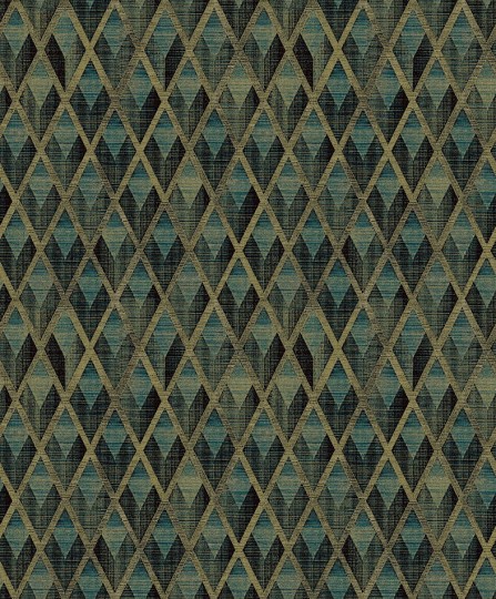 Khroma CAB503 The Texture Book Facet Aqua - tapeta w romby