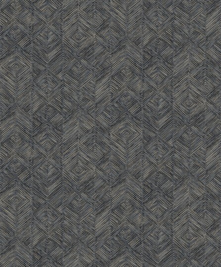 Khroma TRI101 The Texture Book Enitan Slate - tapeta w jodełkę i romby