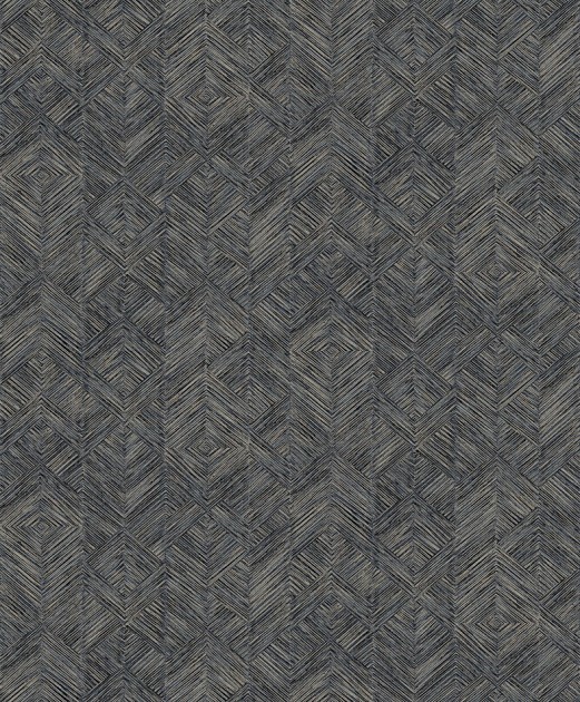 Khroma TRI101 The Texture Book Enitan Slate - tapeta w jodełkę i romby
