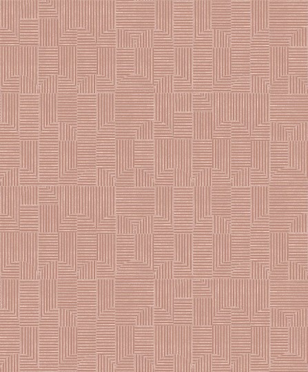 Khroma ILA403 The Texture Book Manzoni Coral - tapeta w geometryczne prążki