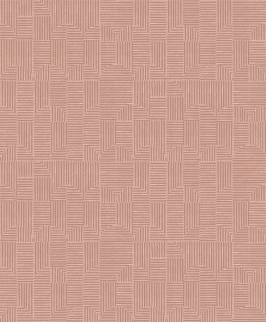 Khroma ILA403 The Texture Book Manzoni Coral - tapeta w geometryczne prążki
