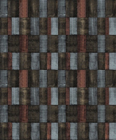 Khroma SUM304 The Texture Book Gyan Arona - tapeta geometryczna w plecione prostokąty