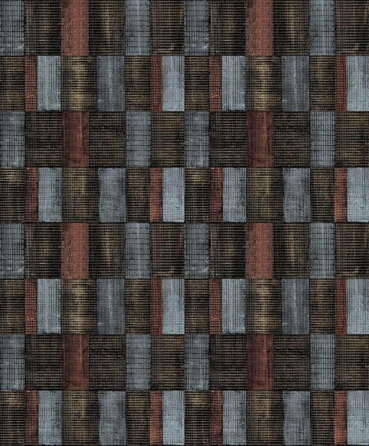 Khroma SUM304 The Texture Book Gyan Arona - tapeta geometryczna w plecione prostokąty