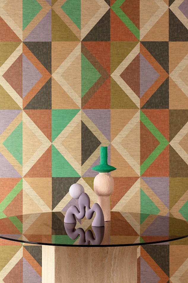 Khroma DGJOY4031-300 Poémas Lunca Peach - mural sizalowy geometryczny
