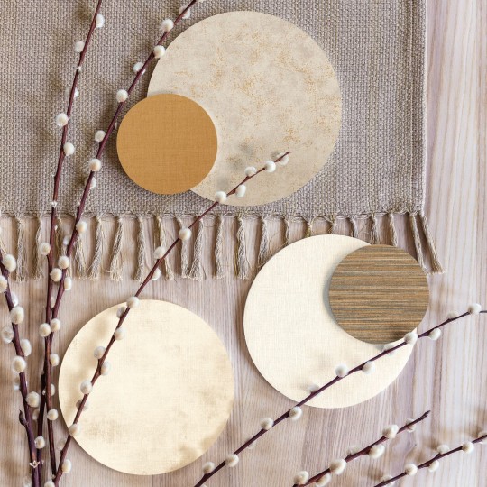 OL / Caselio 68521150 Linen 2 Linen Uni Beige clair - dostępne 3 rolki 