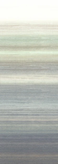 Khroma DGRIC202-300 Serica Chanderi Moonbeam - mural w poziome pasy z efektem ombre
