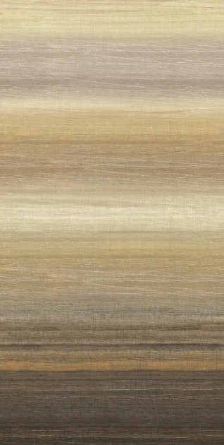 Khroma DGRIC203-260 Serica Chanderi Clay - mural w poziome pasy z efektem ombre