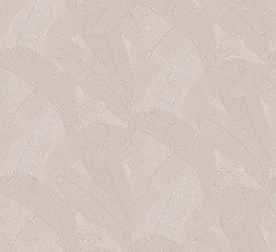 Khroma RIC202 Serica Banyan Ivory - tapeta w liście bananowca