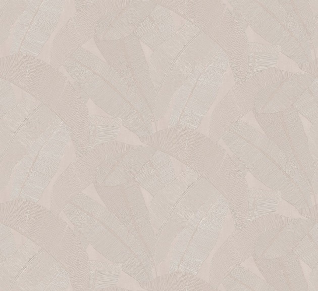 Khroma RIC202 Serica Banyan Ivory - tapeta w liście bananowca