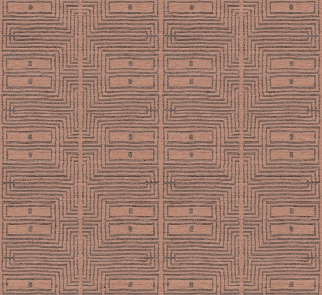 Khroma RIC301 Serica Serica Mocca - tapeta w labirynt