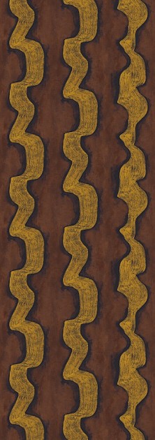 Khroma DGTRA302-260 Traces Shodo Russet - mural we wstęgi
