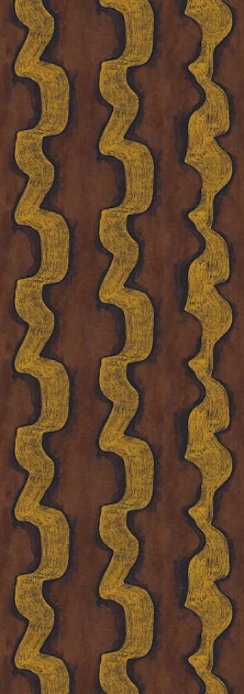 Khroma DGTRA302-300 Traces Shodo Russet - mural we wstęgi