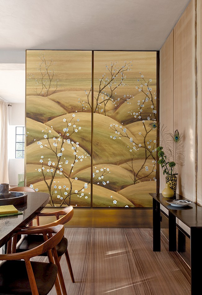 Khroma DGTRA5023-260 Traces Sakura Midori - mural w kwitnące wiśnie