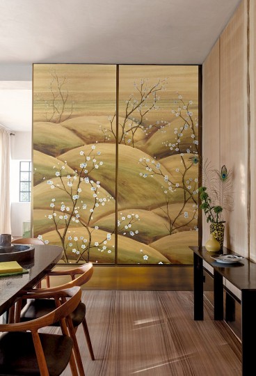 Khroma DGTRA5021-300 Traces Sakura Midori - mural w kwitnące wiśnie
