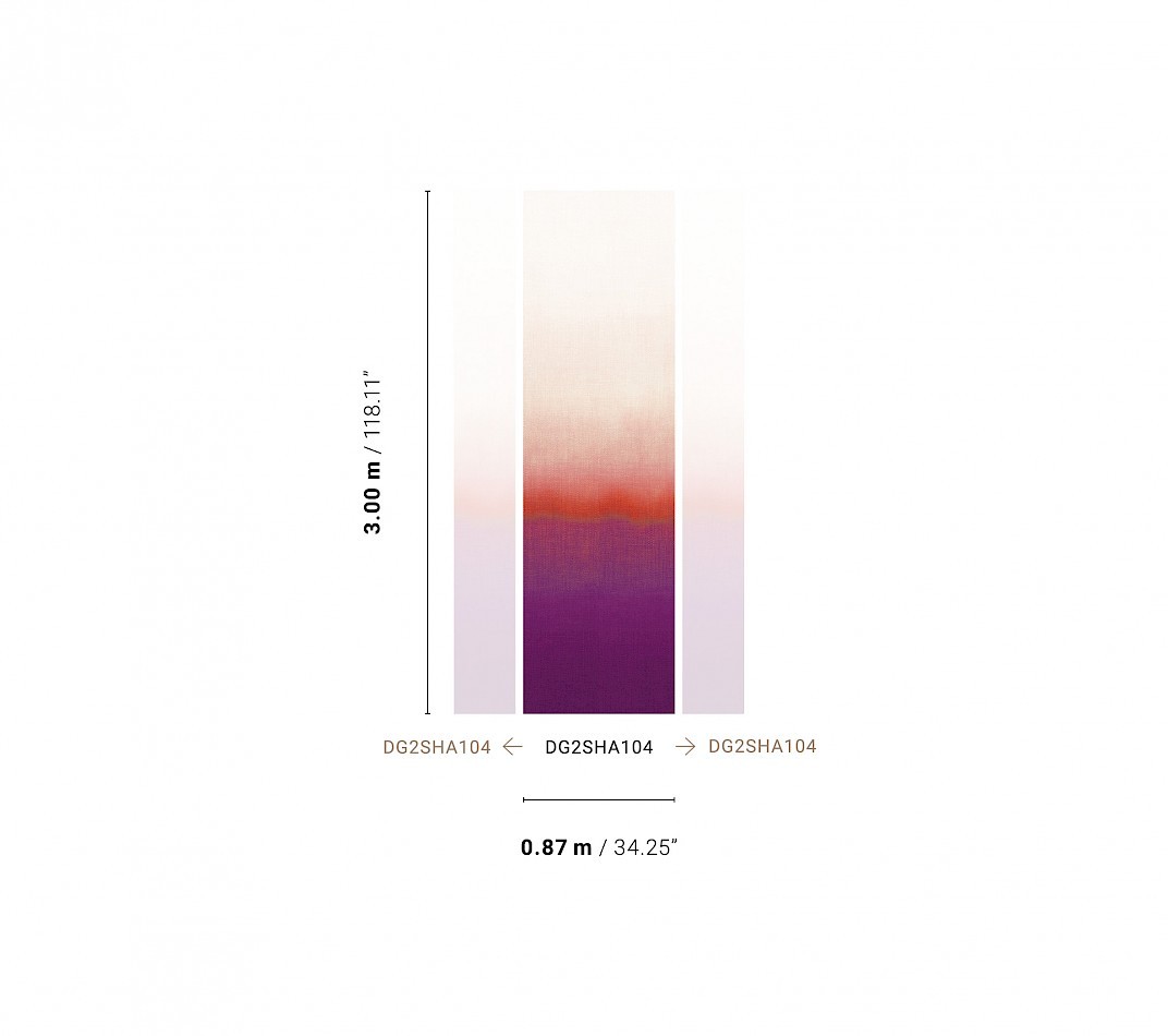 Khroma DG2SHA104 Wall Designs II Shady Purple - mural ombre z sizalu