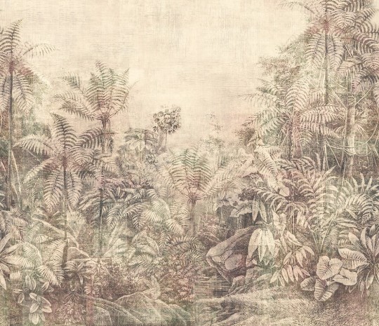 Khroma DGCAB1012 Wall Designs II Wander Linen - mural z sizalu w dżunglę