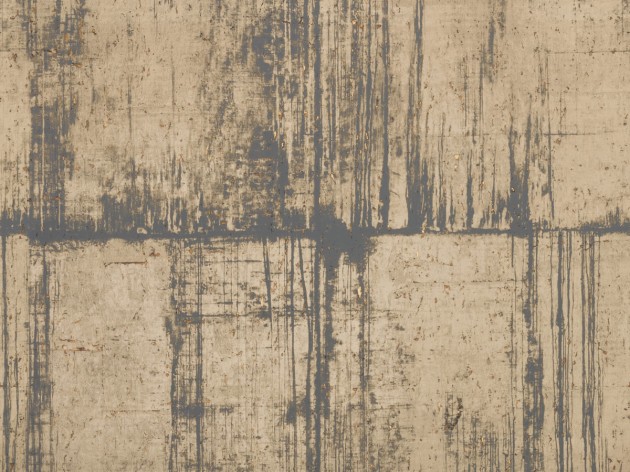 Omexco ANT107 Antarès - tapeta korkowa w kwadraty o metalicznym wykończeniu