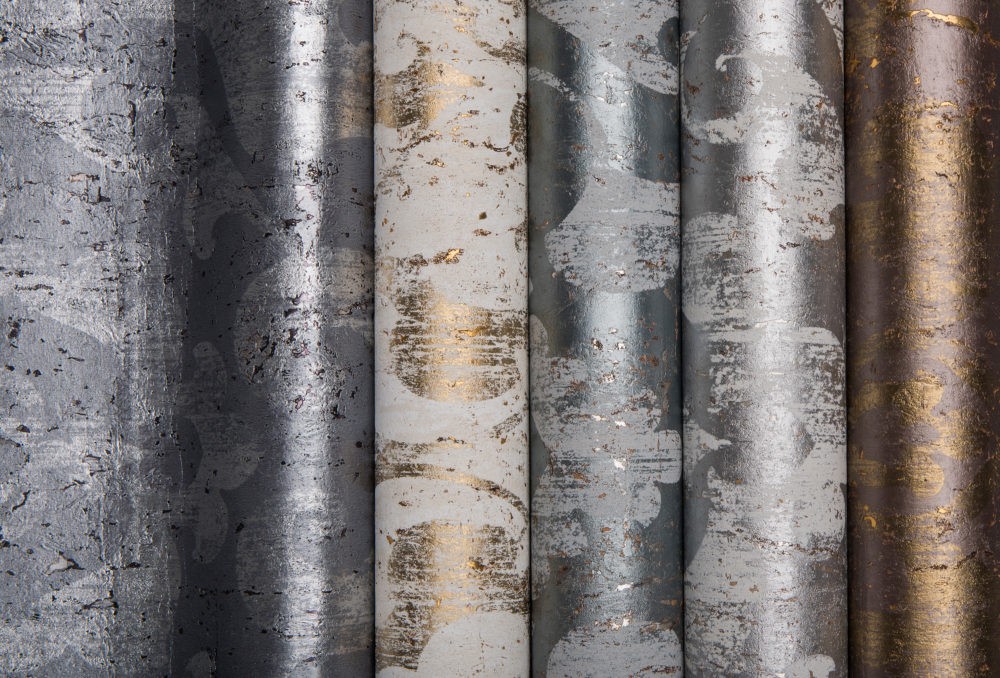 Omexco ANT411 Antarès - tapeta korkowa w roślinne ornamenty