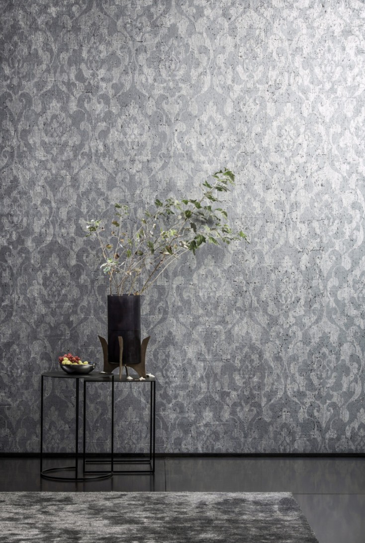 Omexco ANT401 Antarès - tapeta korkowa w roślinne ornamenty