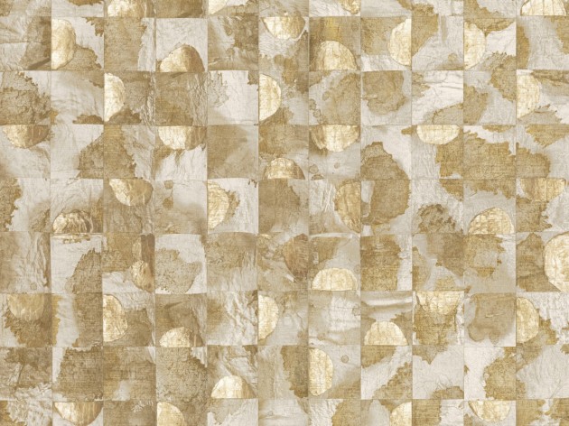 Omexco ARC42 Archipelago - tapeta geometryczna z muszli Capiz