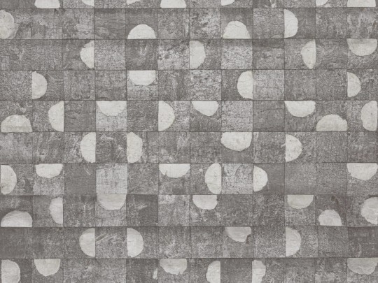 Omexco ARC43 Archipelago - tapeta geometryczna z muszli Capiz