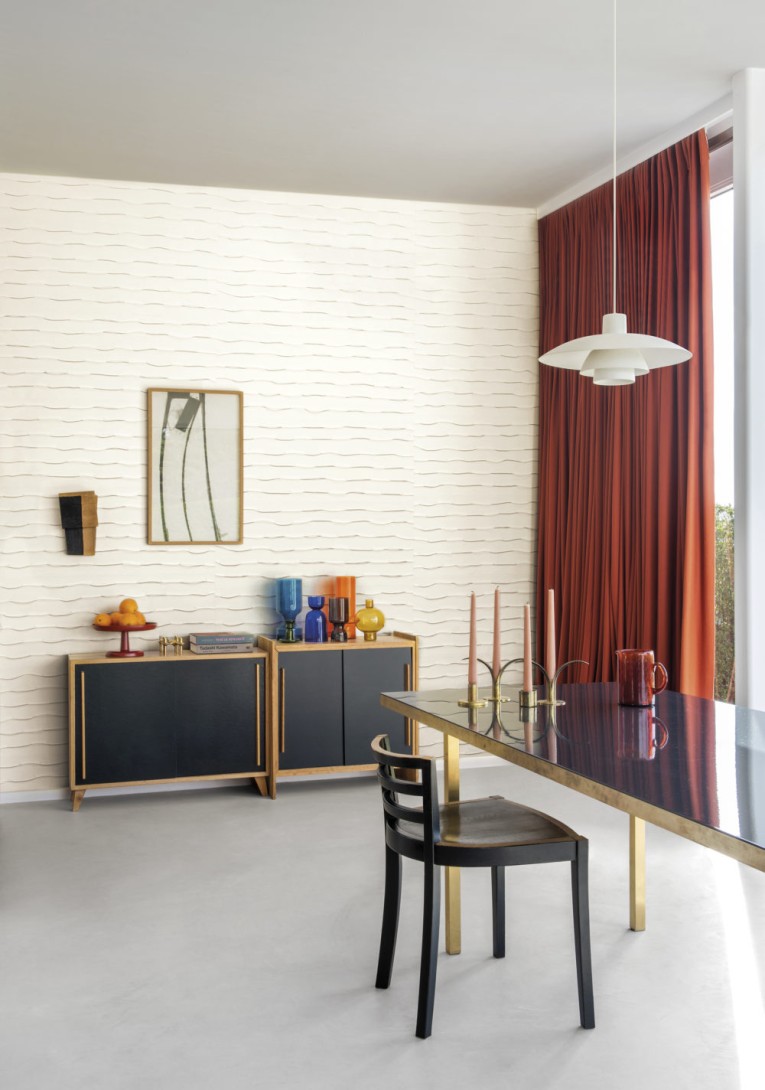 Omexco AT81 Atelier - tapeta w organiczne linie ze sznurków