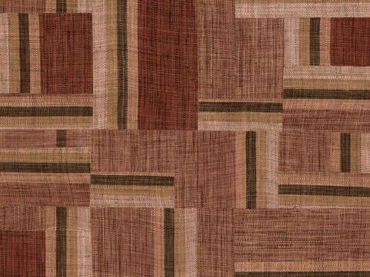 Omexco AT72 Atelier - tapeta w patchworkowy wzór z rafii