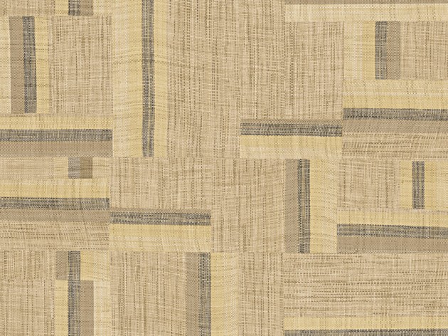 Omexco AT73 Atelier - tapeta w patchworkowy wzór z rafii