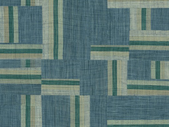 Omexco AT74 Atelier - tapeta w patchworkowy wzór z rafii