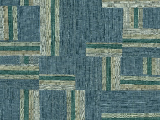 Omexco AT74 Atelier - tapeta w patchworkowy wzór z rafii