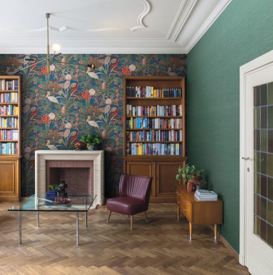 Omexco BOP304 Birds of Paradise - tapeta w prążki