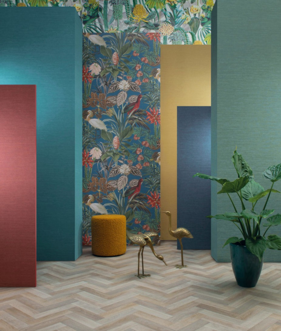 Omexco BOP317 Birds of Paradise - tapeta w prążki