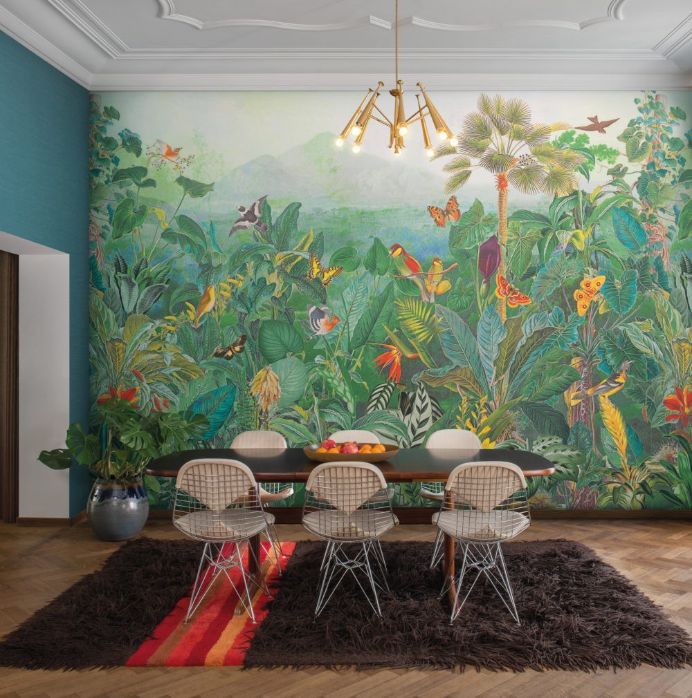 Omexco BOP401 Birds of Paradise - mural w egzotyczny krajobraz