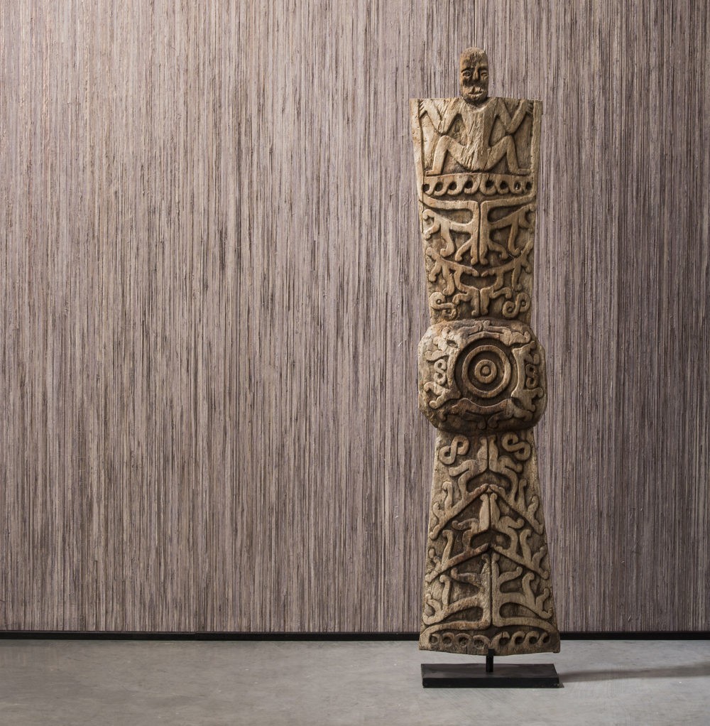 Omexco BOA201 Borneo - tapeta z rafii w prążki