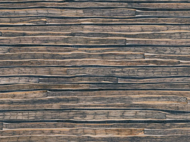 Omexco ARA102 Aruba - tapeta w prążki z lilii wodnych