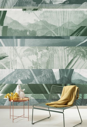 Khroma DGALO1022 Wall Designs I Alocasia Shade - mural w tropikalny kolaż