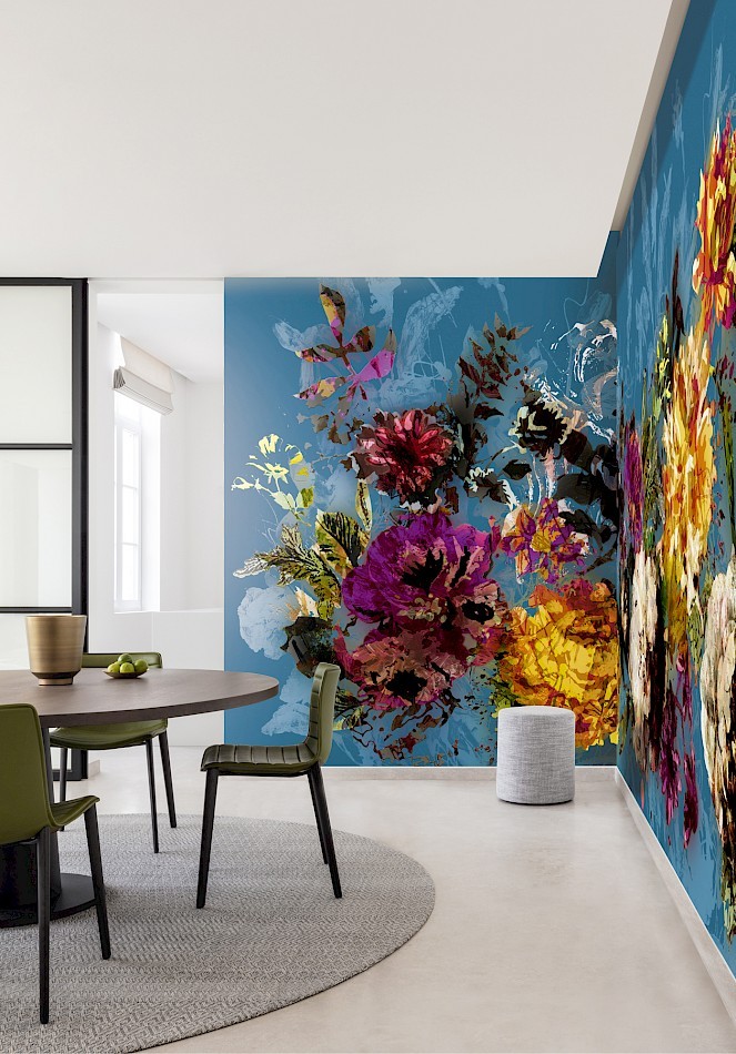 Khroma DGELL1022 Wall Designs I Ella Lapis - mural w kwiaty w dużej skali