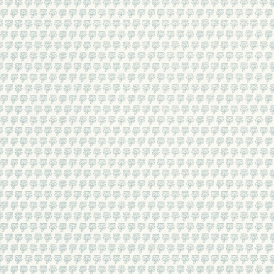 Thibaut T36448 Indienne Mimi Robin's Egg - tapeta w małe kwiaty