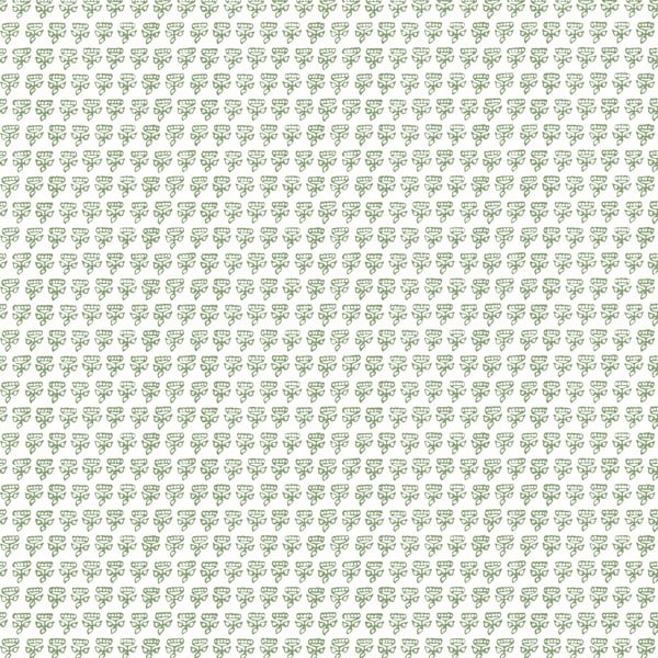 Thibaut T36449 Indienne Mimi Green - tapeta w małe kwiaty