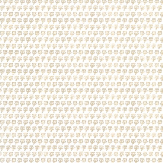 Thibaut T36446 Indienne Mimi Beige - tapeta w małe kwiaty