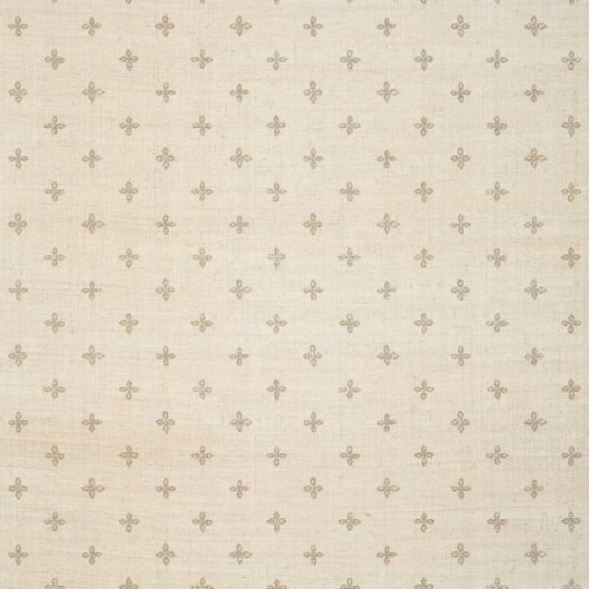 Thibaut T36453 Indienne Bethany Beige on Off White - tapeta z rafii w koniczyny