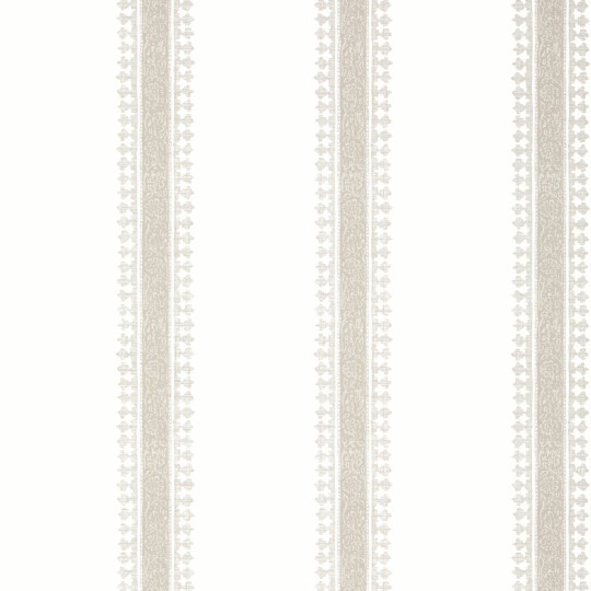Thibaut T36464 Indienne Cambridge Stripe Beige - tapeta imitująca len w paski