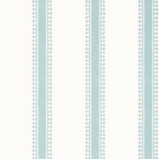 Thibaut T36465 Indienne Cambridge Stripe Seaglass - tapeta imitująca len w paski