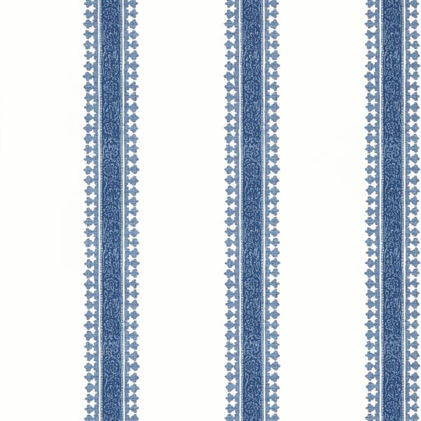 Thibaut T36467 Indienne Cambridge Stripe Blue - tapeta imitująca len w paski