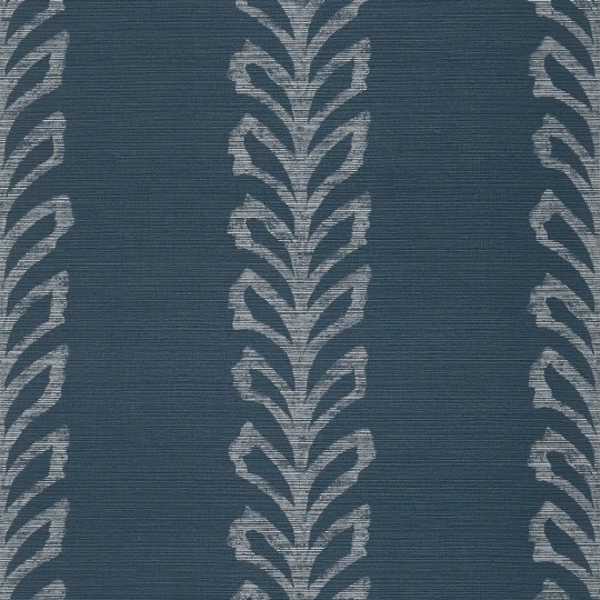 Thibaut T10903 Texture Resource 7 Evia Navy - tapeta strukturalna w ozdobne paski