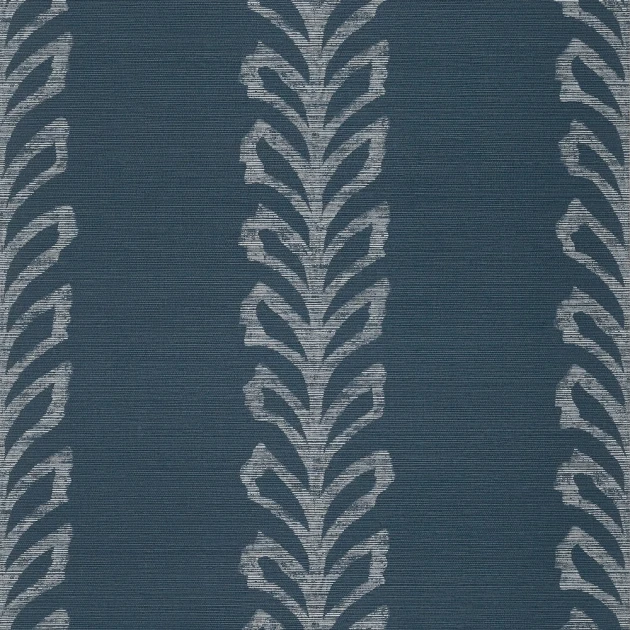 Thibaut T10903 Texture Resource 7 Evia Navy - tapeta strukturalna w ozdobne paski